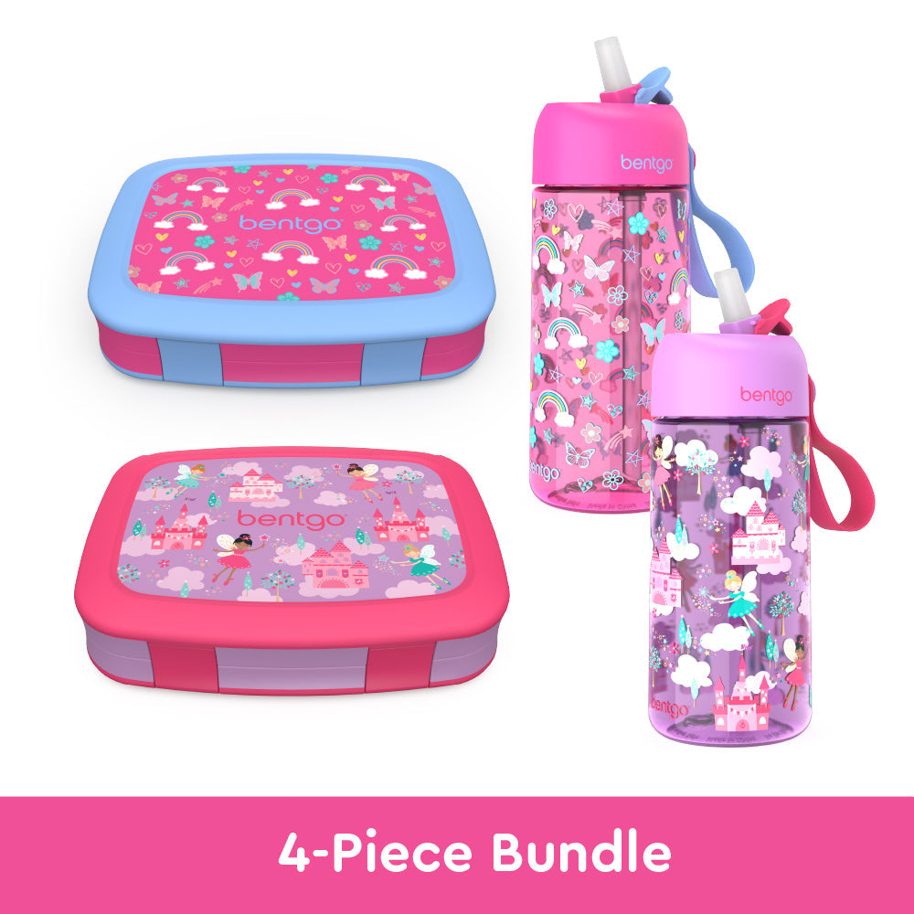 bentgo-kids-prints-lunch-boxes-and-water-bottles-v2 bentgo-lunch-box-bottle-bundle-rainbow-fairy-1.jpg